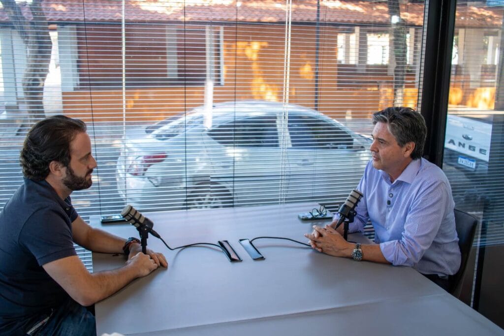 Na sede da Acrisul, três conversas revelaram história, liderança e reforma tributária no agro.